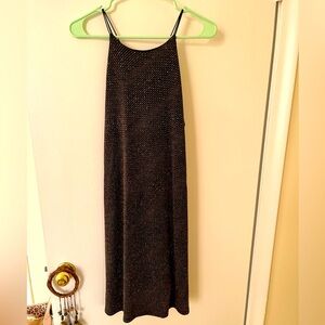 Free Press black sparkly mini dress